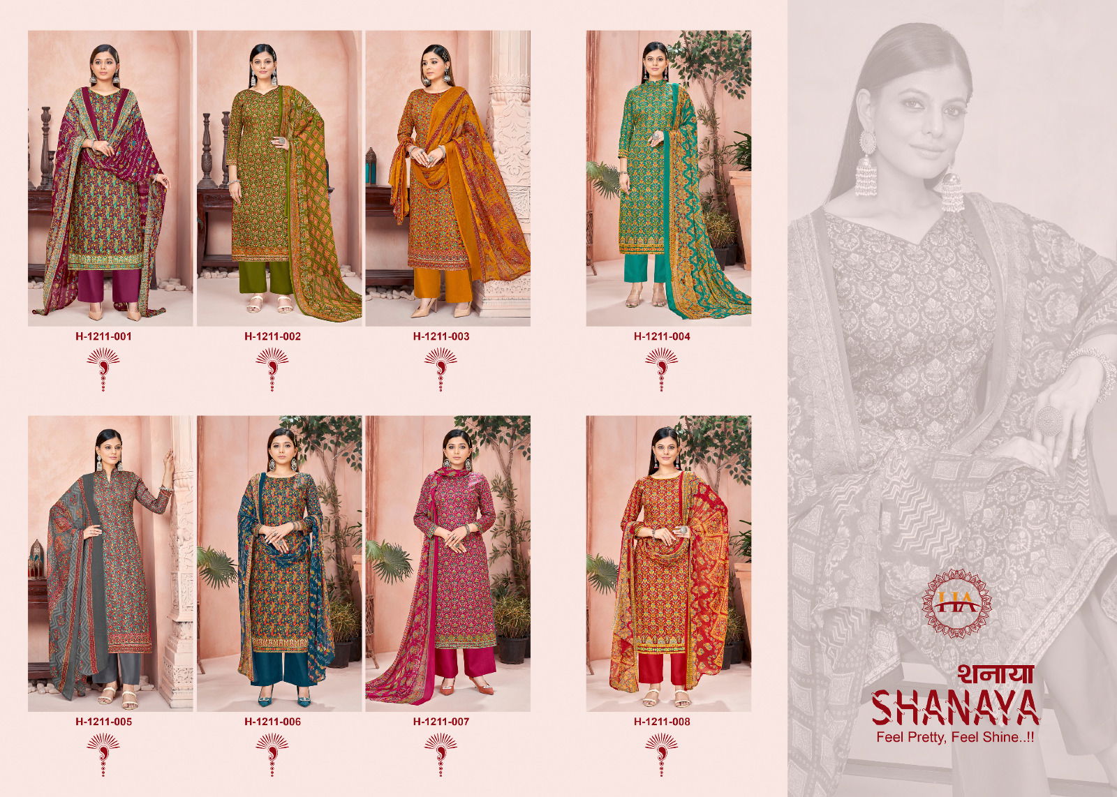 Shanaya By Harshit Printed Cotton Dress Material Catalog